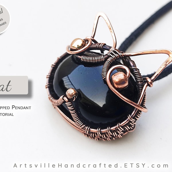 Cat :Wire Weaving Tutorial, Wire Jewelry Tutorials, Wire Wrap Tutorial, Wire Wrapping Tutorial, Wire Tutorials, Jewelry Making Tutorial DIY