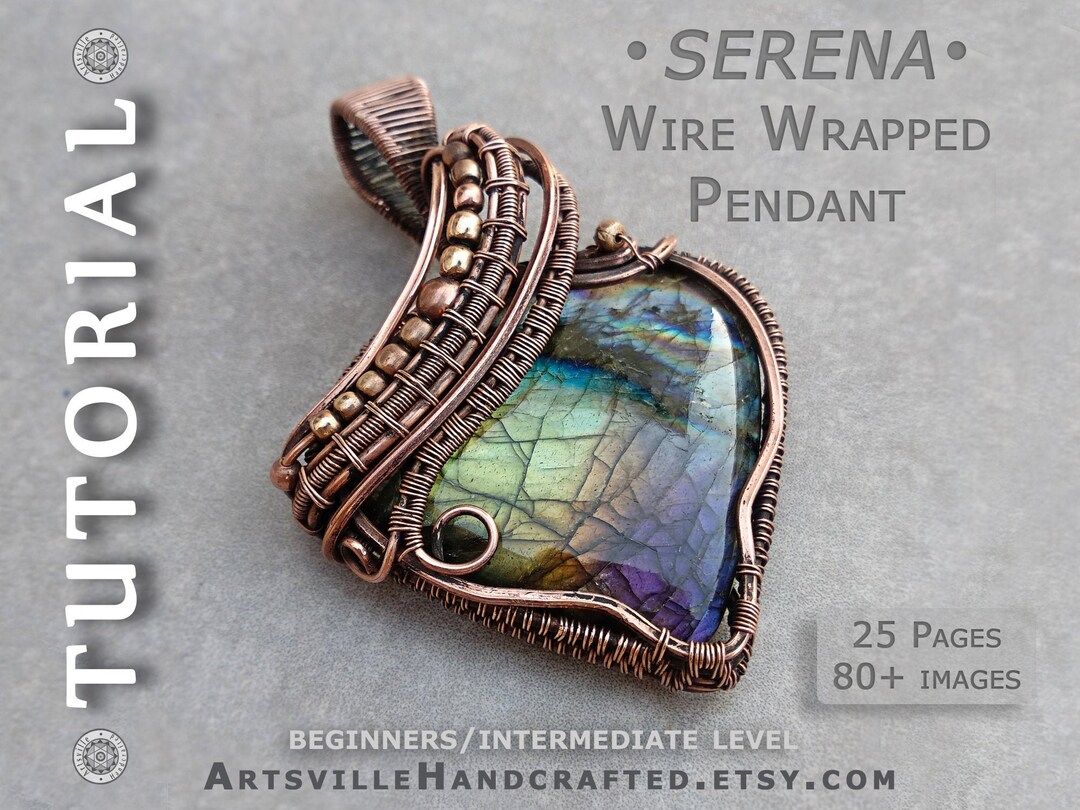 Wire Jewelry Tutorial Wire Wrapping Tutorial Wire Weave - Etsy