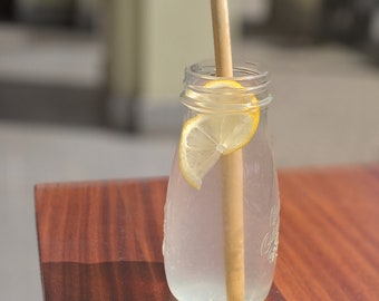 Natur Bambus Strohhalme 12er Pack