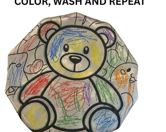 Color Me Kids Bonnet | Washable, Reusable Art with Markers