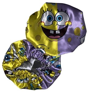 Character Satin Sleeping Bonnet, Reversible Silky Hair Cover
