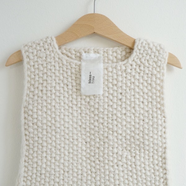 sustainable children's sweater, natural-coloured knitted sweater, merino sweater, slow fashion, fair kids fashion, baby sweater, knitted sweater children