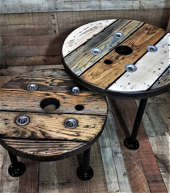 Spool side table discount