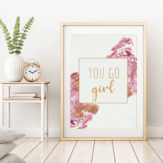 Teen Girl Printable Inspirational Wall Art for Teen Girl Affirmations