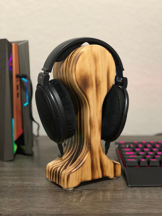 Wood Headphone Holder Stand, Headphone Stands