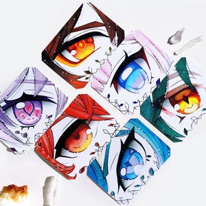 Keqing Diluc Kaeya Zhongli Kokomi Xiao Eye Print