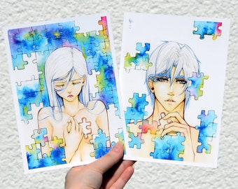 Puzzles Couple Print