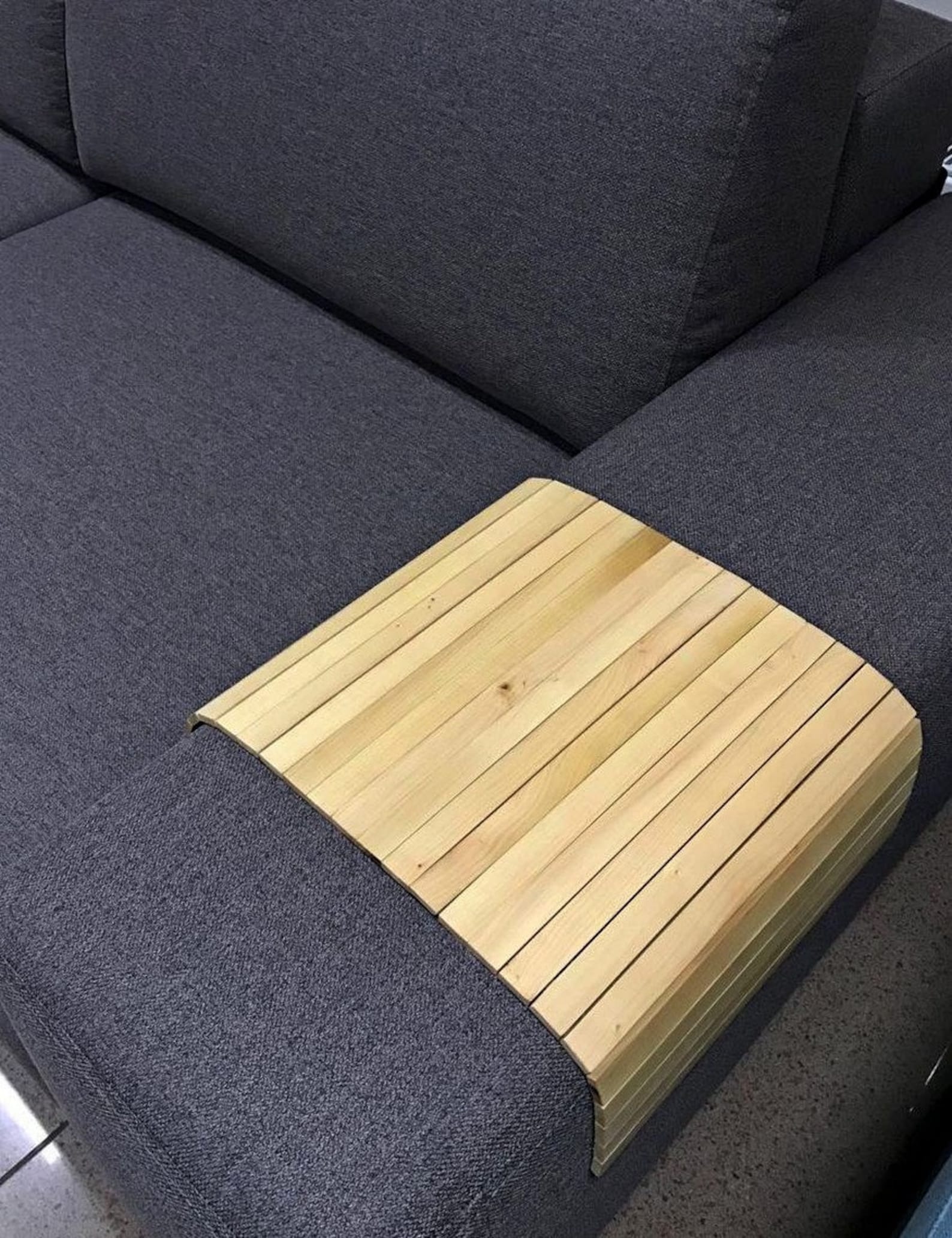 Sofa Tray Table Sofa Arm Tray Armrest Tray Sofa Arm Table Etsy