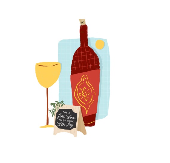 Fine Wine Poster