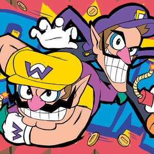 WariBros. - Super Mario art print