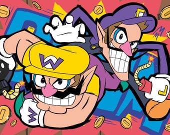WariBros. - Super Mario art print