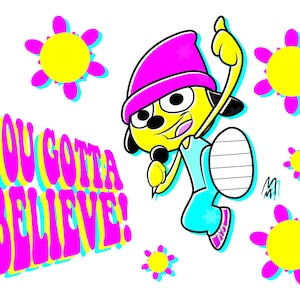 You Gotta Do What? - Parappa the Rapper art print