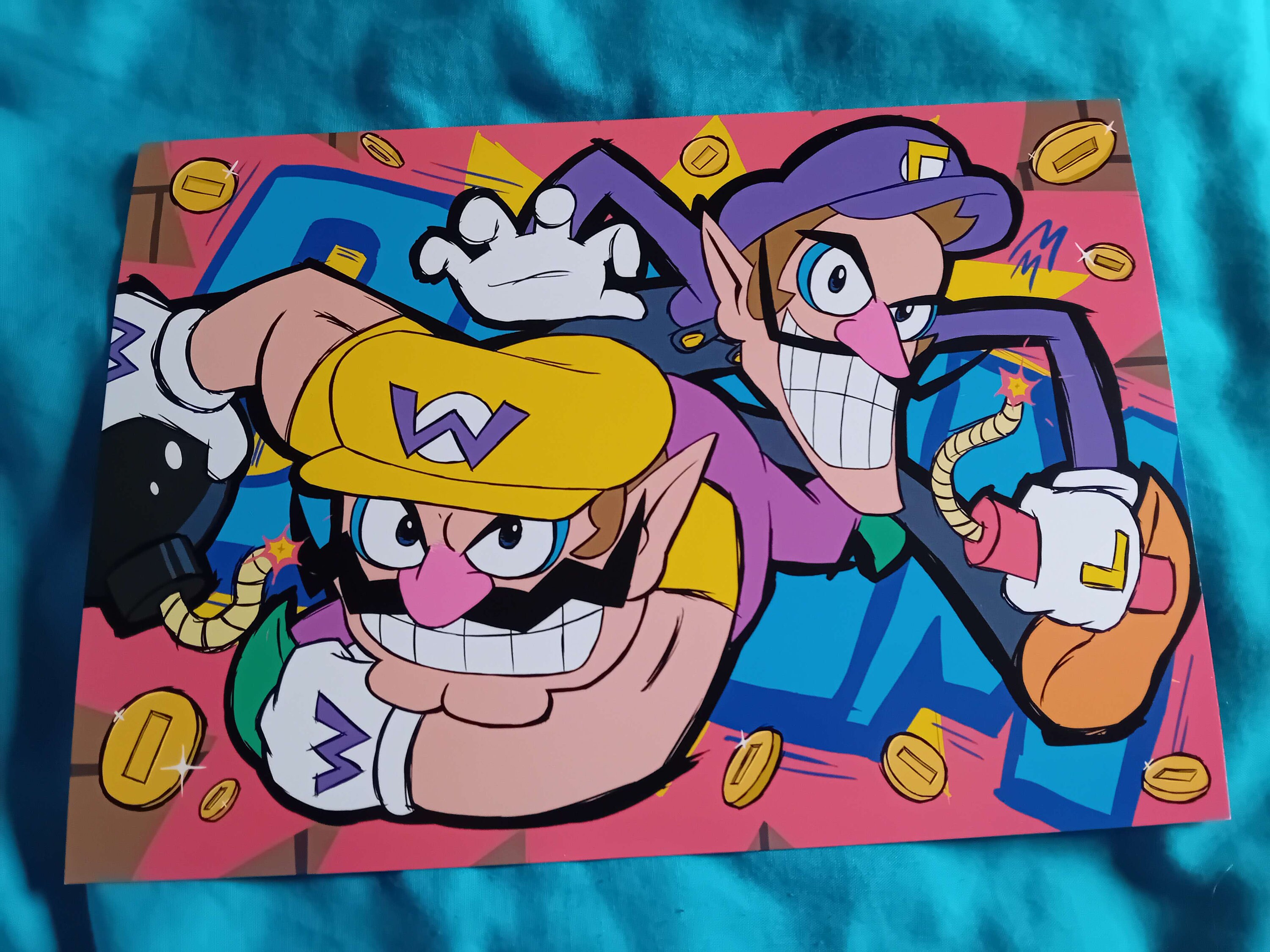 Waribros. Super Mario Art Print Etsy