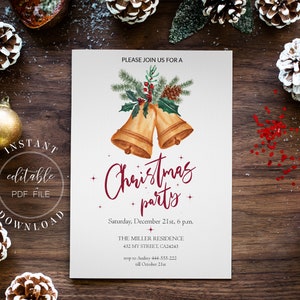 Jingle Bells Christmas Gift Tag Template Printable Christmas Tags ...