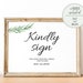 Greenery Wedding Favors Printable Greenery Leaves Favors Sign Wedding ...