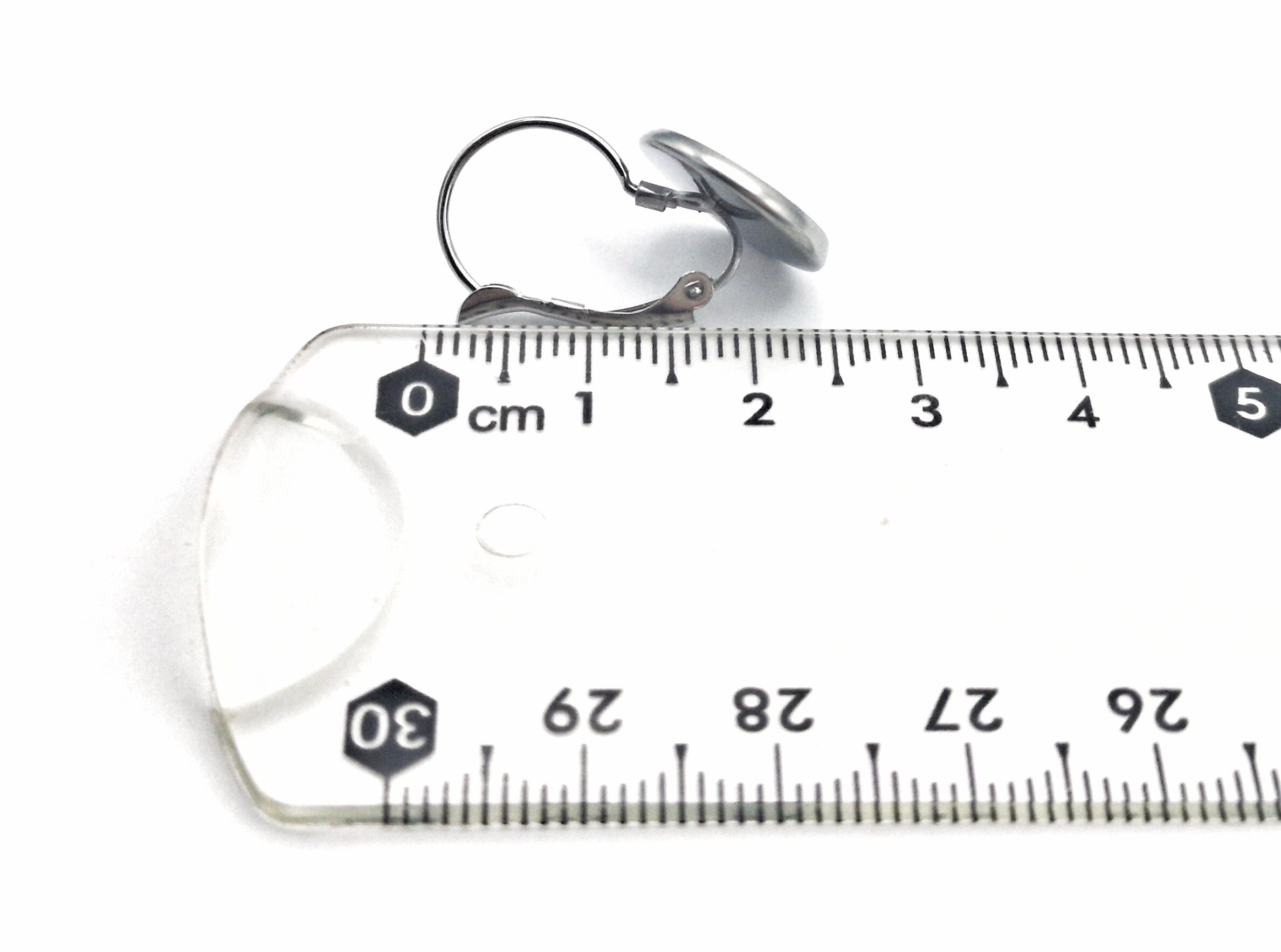 12 Mm Cherry Earrings Earrings Black Red Dots Stainless Etsy UK