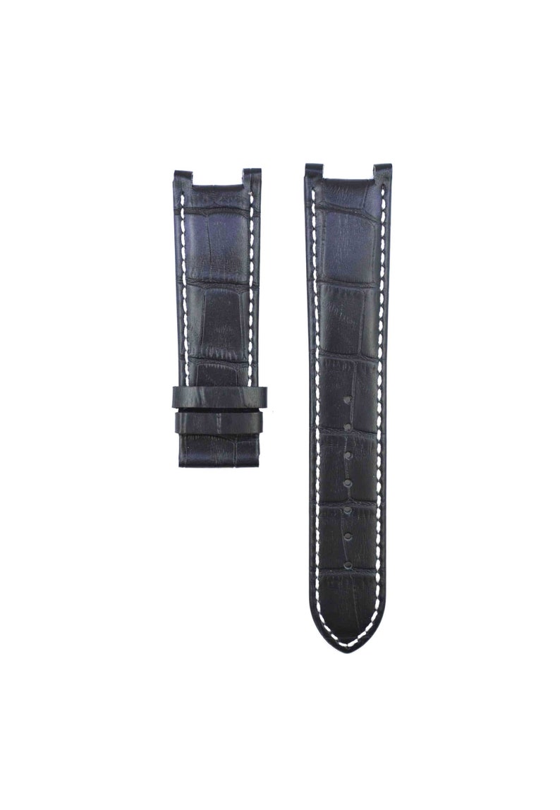 22mm Guess Collection GC420005G Black Leather Watch Band Strap Etsy