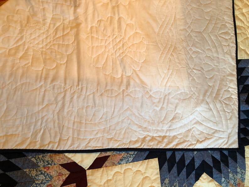 King Size Handmade Amish Quilt Etsy