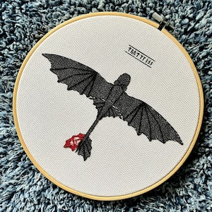 Toothless HTTYD Cross Stitch Pattern PDF