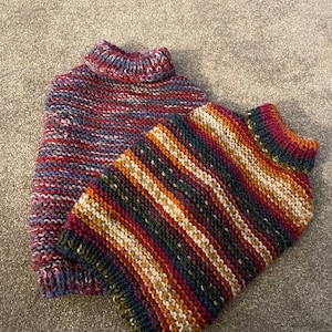 Dog Jumper, Hand knitted dog jumper, Puppy jumper, Pet Clothing, Dog Clothing Accessories, woolly dog jumper,  Pooch Clothing, Dog Gift