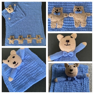 Hand Knitted Baby Blanket & Comforter