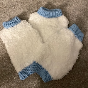 Dog Jumper, Hand knitted dog jumper, Puppy jumper, Pet Clothing, Dog Clothing Accessories, woolly dog jumper,  Pooch Clothing, Dog Gift