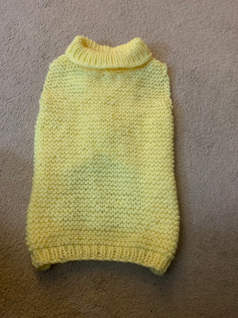 Dog Jumper Hand knitted dog jumper Puppy jumper Pet Etsy