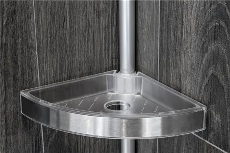 Floortoceiling Corner Shelving Unit Shelves Small Mirror Etsy