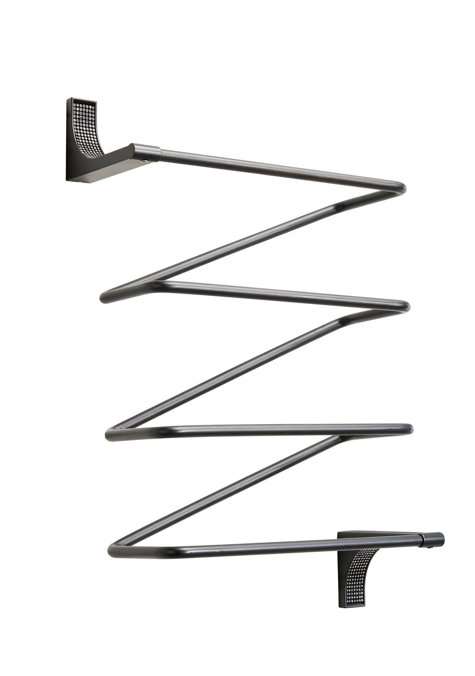 Black Towel Holder Wall Mounted Sparkle Bathroom Accessories Etsy UK