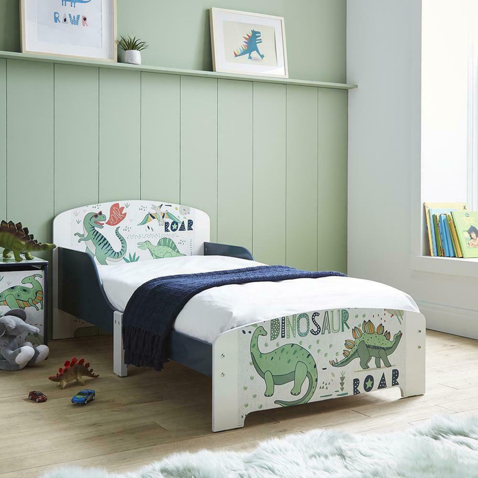 Dinosaur Design Children's Kids Bed Bedroom Nursery Etsy UK