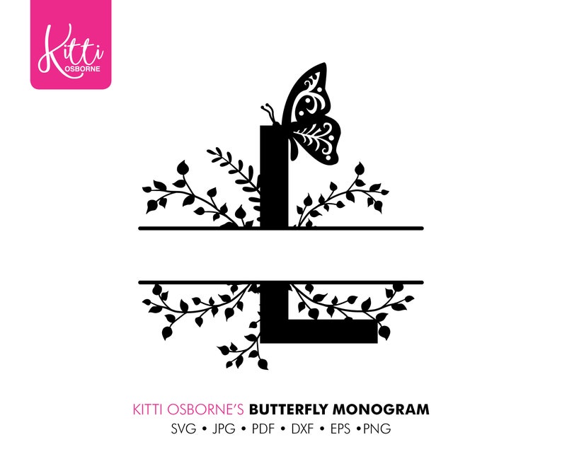 Download Letter L SVG Monogram Alphabet Paper cut Template | Etsy