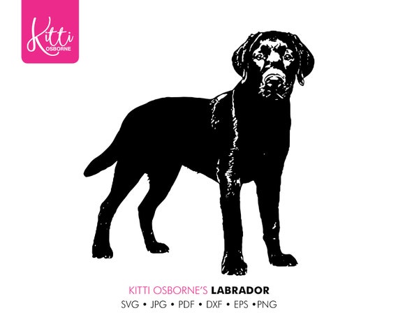 Download Dog Labrador Pet Paper Cut Template Machine Cutting Svg