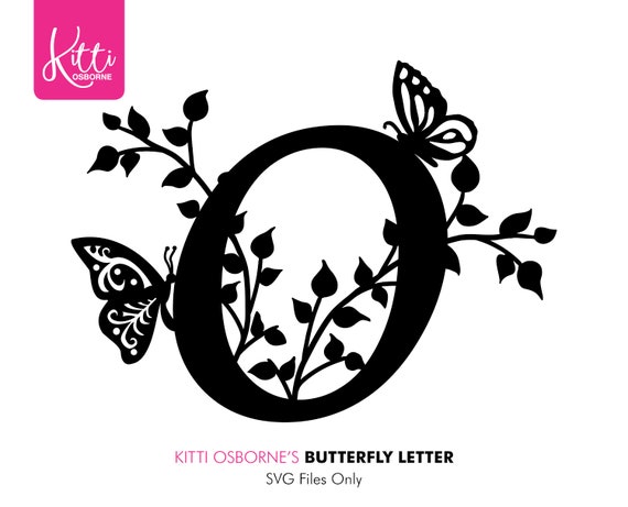 Download Svg Butterfly Alphabet Letter O Etsy