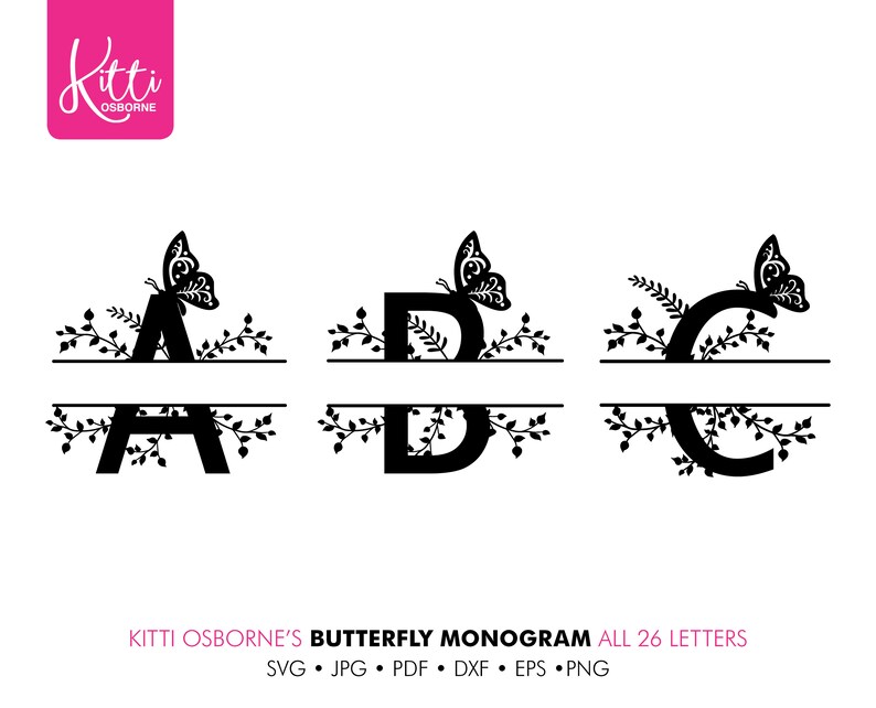 Free Free 65 Butterfly Alphabet Svg SVG PNG EPS DXF File