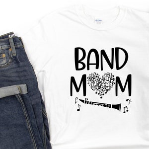 Cute Clarinet Shirt/ Clarinet Band Mom Shirt/ Band Mom/ Cute Marching Band Shirt