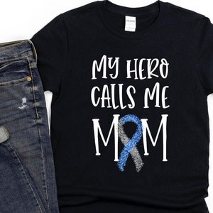 Diabetes Shirt/ Type 1 Diabetes Gift/ My Hero Calls Me Mom/ T1D Awareness Shirt