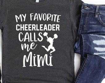 Cheerleader Shirt / Süßes Cheerleader Geschenk / Meine Lieblings-Cheerleaderin nennt mich Mimi