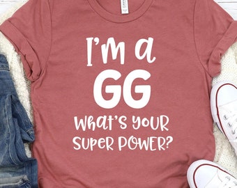 3dRose Gartenflagge „I’m A GG – What’s Your Superpower“ – 30x45 Cm, Hot Pink, Lustiges Oma-Geschenk