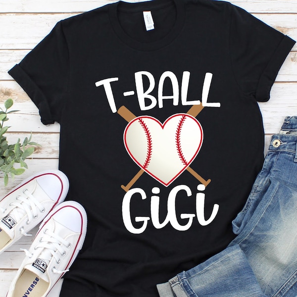 Gigi Baseball Shirt/ Cute Baseball Gift/ T-Ball Gigi/ Baseball Game Shirt/ T-ball Shirt For Grandma/ Cute Baseball Game Day Shirt