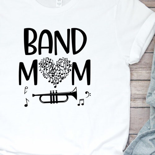 Cute Band Shirt/ Marching Band Gift/ Band Mom/ Trumpet Shirt/ Etsy