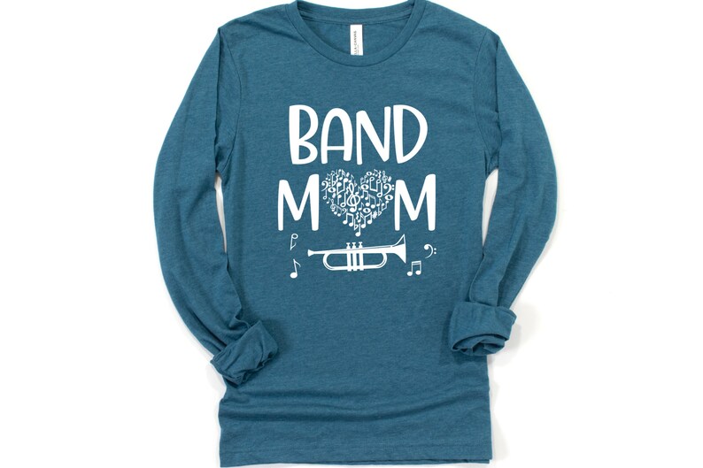 Band Mom Long Sleeve Shirt/ Cute Band Mom Gift/ Trumpet Mom Etsy