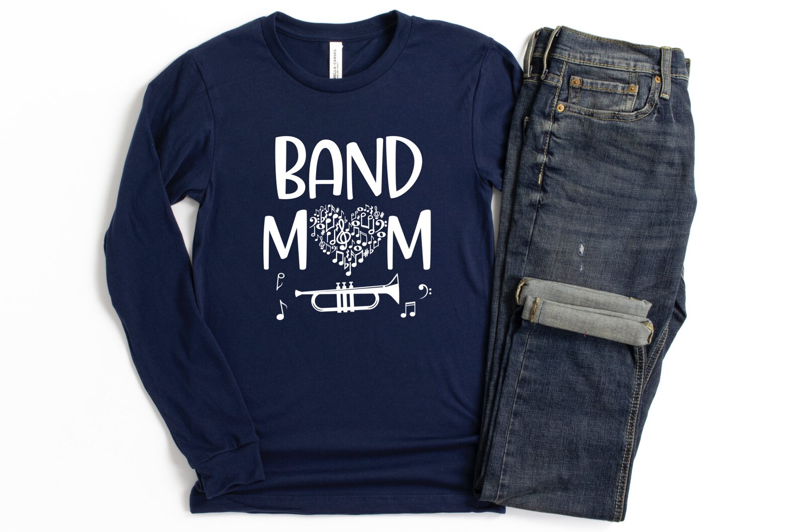 Band Mom Long Sleeve Shirt/ Cute Band Mom Gift/ Trumpet Mom Etsy