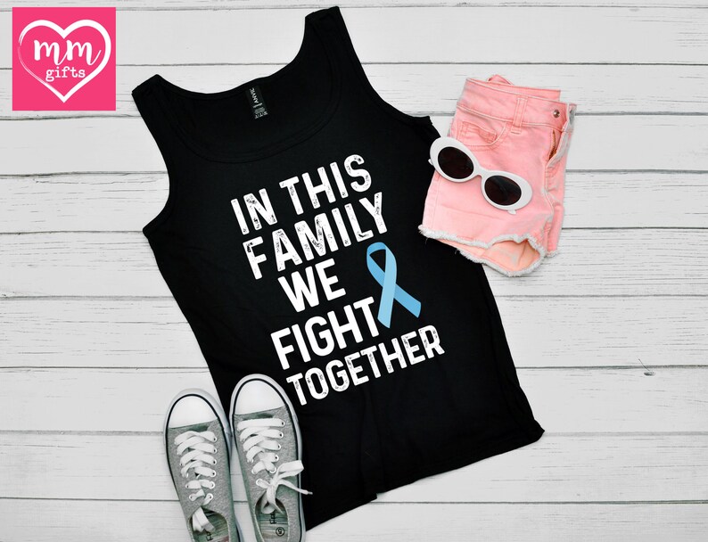 Tee Hunt Fight Breast Cancer American Flag Tank Top Awareness Pink Ribbon Sleeveless