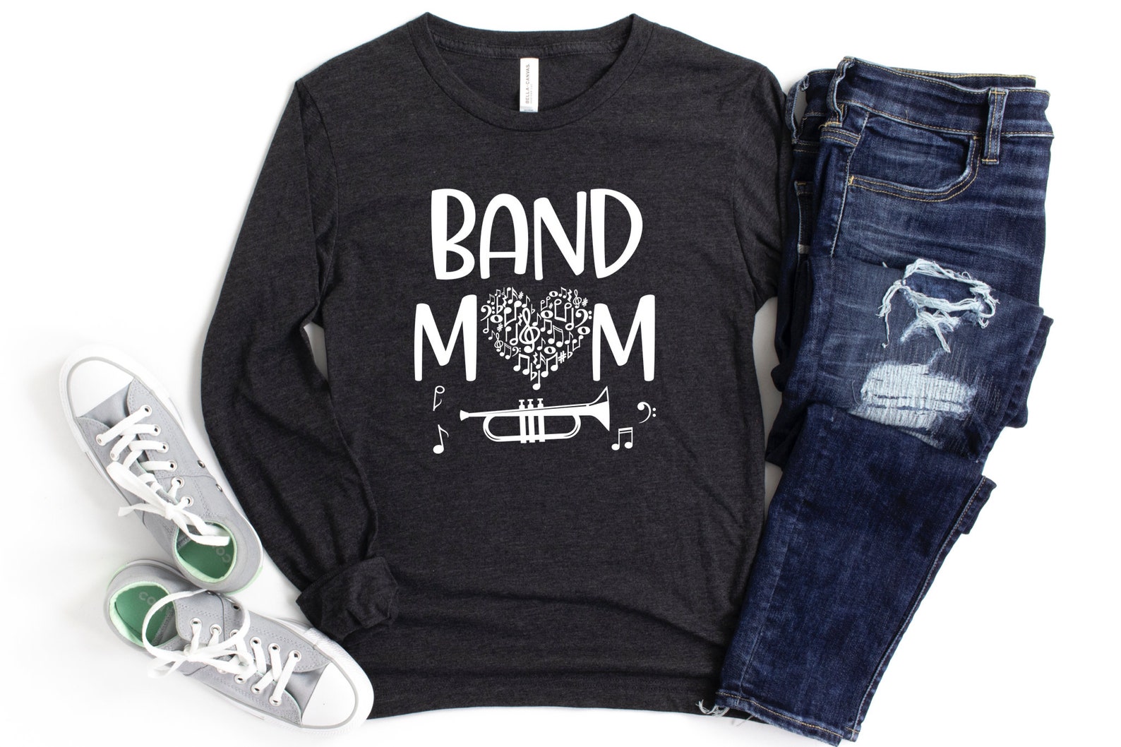 Band Mom Long Sleeve Shirt/ Cute Band Mom Gift/ Trumpet Mom Etsy