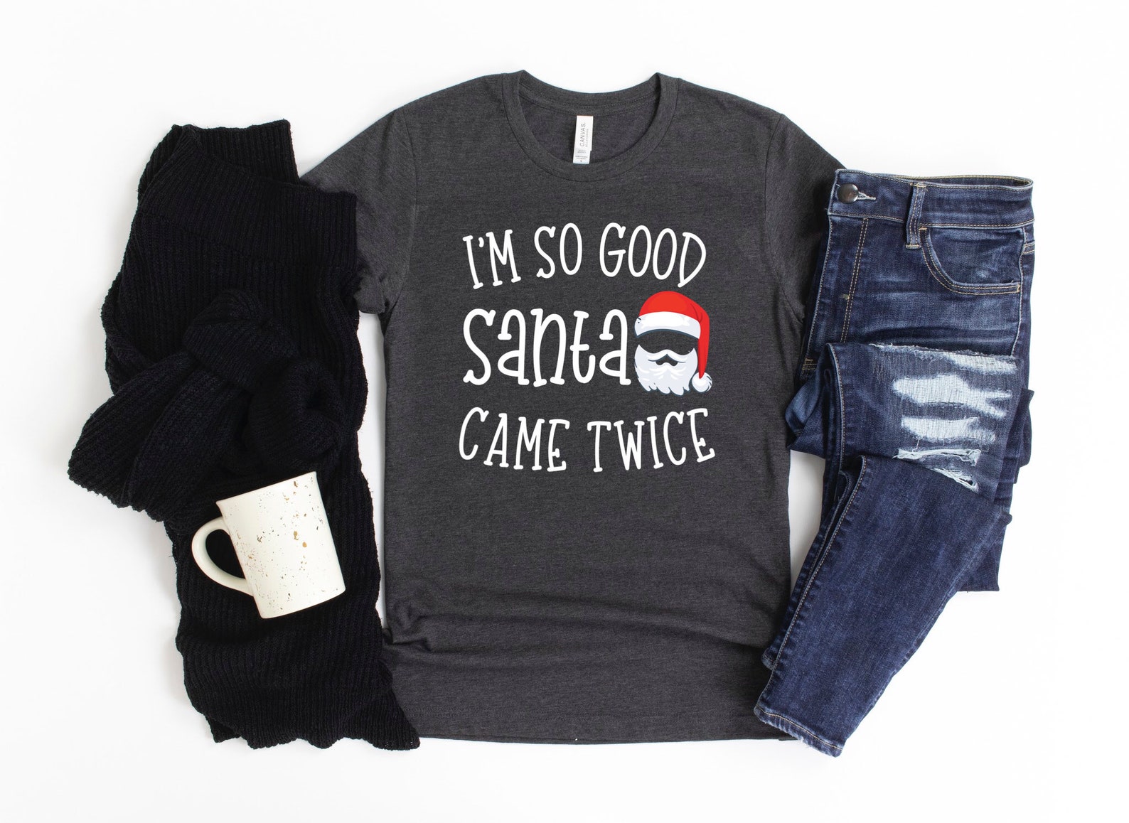 Funny Christmas Shirt/ Cute Adult Christmas Gift/ I