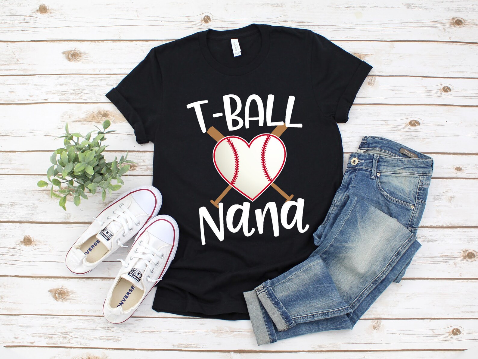 Nana Baseball Shirt/ Cute T-Ball Gift/ T-Ball Nana/ Fun | Etsy