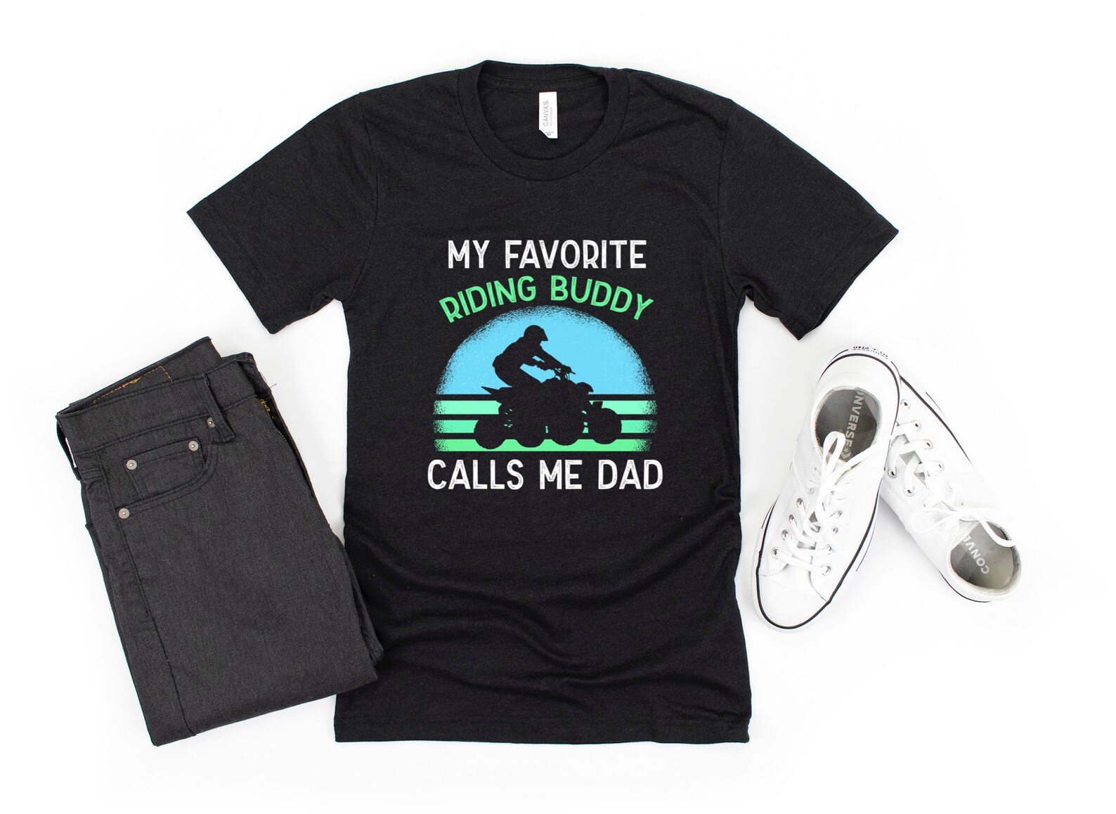 Quad Racing Shirt/ Cute ATV Dad Gift/ My Favorite Riding Buddy Etsy