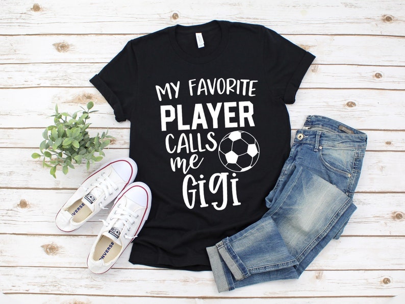 Soccer Gigi Shirt/ Cute Gigi Soccer Gift/ My Favorite Player - Etsy