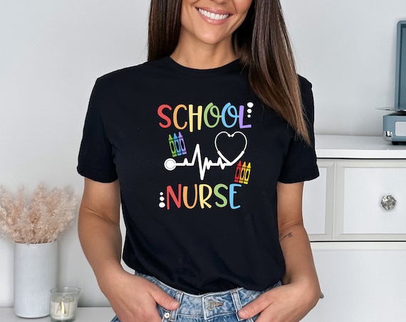 Cute Nurse Stethoscope Heartbeat T-Shirt Cute Nurse Stethoscope Heartbeat T-Shirt