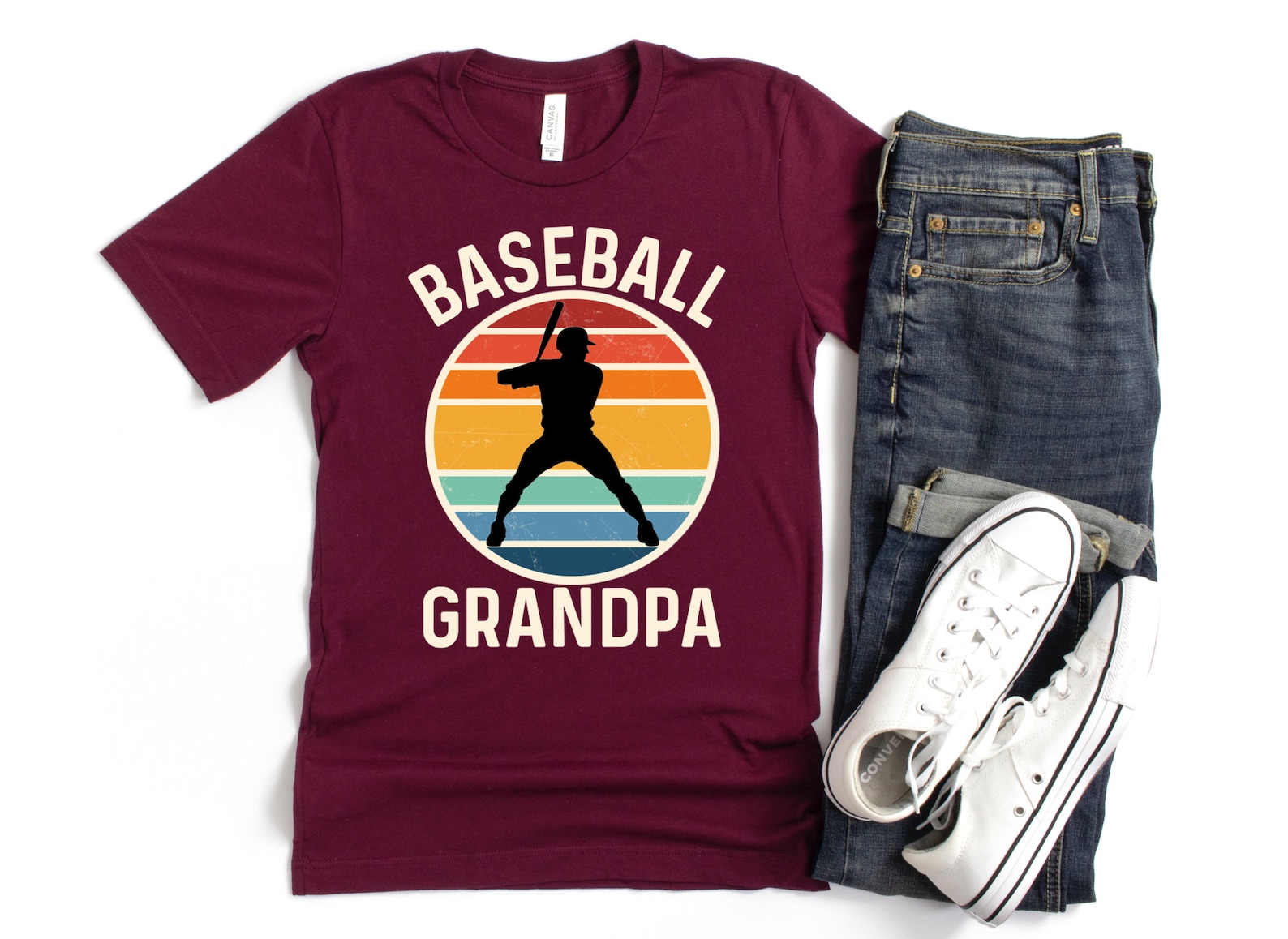 Baseball Grandpa Shirt/ Cute Grandpa Baseball Gift/ Baseball Etsy